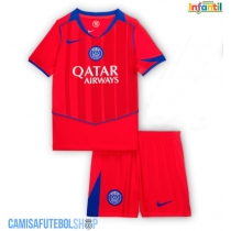 Camisa de time de futebol Paris Saint-Germain Replicas 3º Equipamento Infantil 2025-26 Manga Curta (+ Calças curtas)